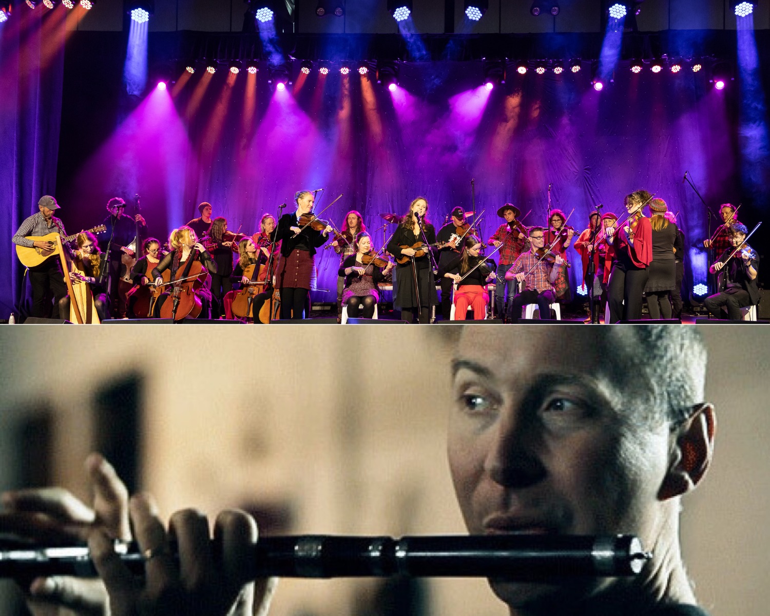 Melbourne Scottish Fiddlers and Chris Norman